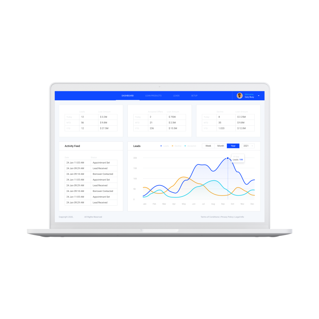 Front-end for Two Stand-Alone Solutions to Organize Customized Mortgages