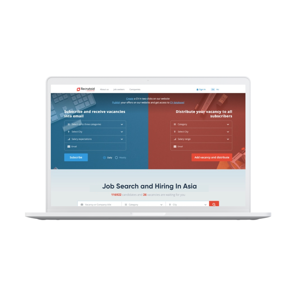 Angular-powered Online Recruitment Platform Development